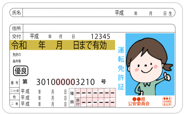 アイビスペイントでおもちゃの免許証をつくる方法 果たして需要はあるのか すごはん たのしごと